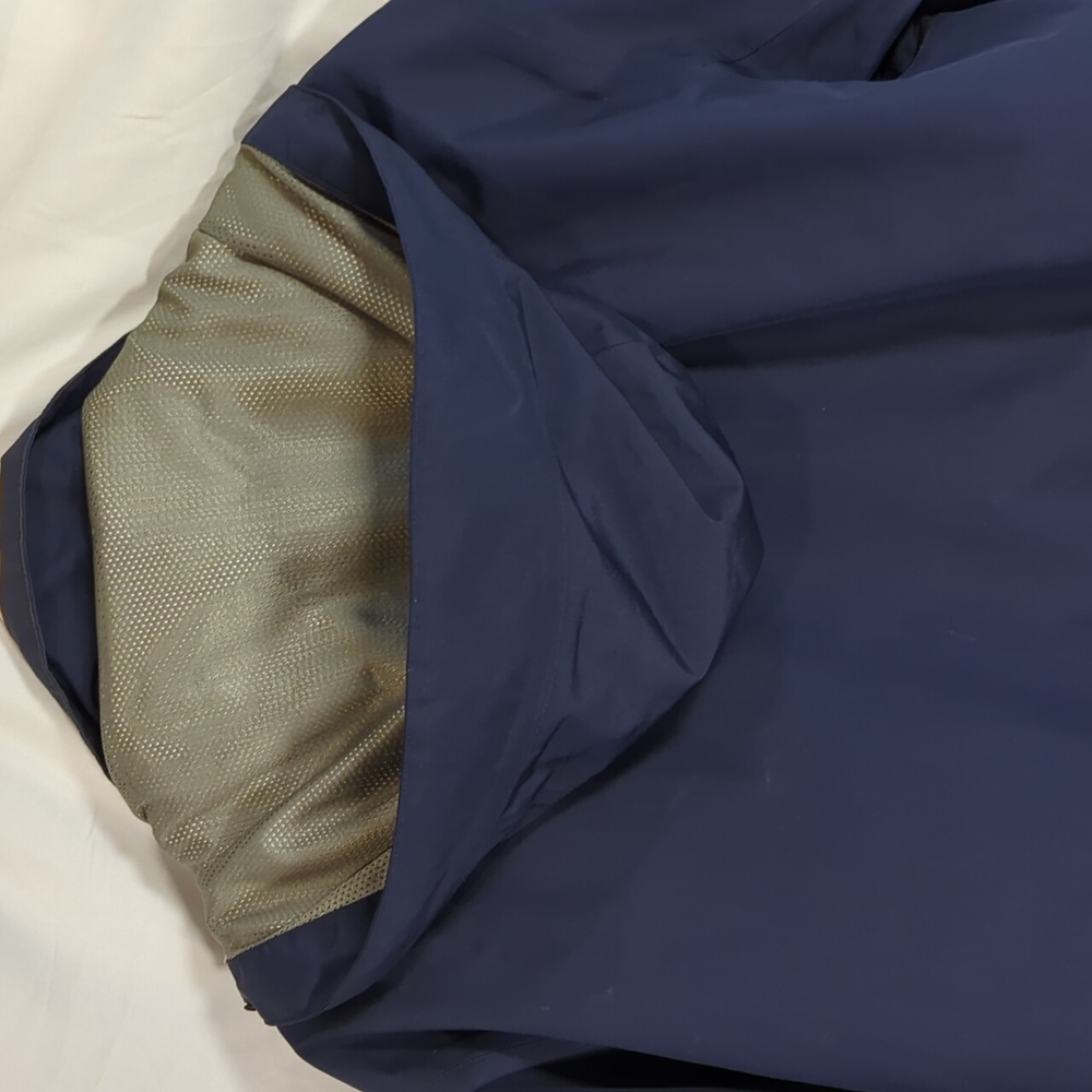 Eddie Bauer WeatherEdge Protection Easy-Care blue coat heavy duty weather proof - Picture 16 of 16